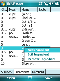 Ingredients