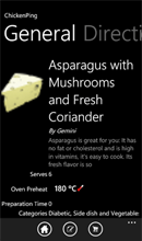 Viewing a recipe